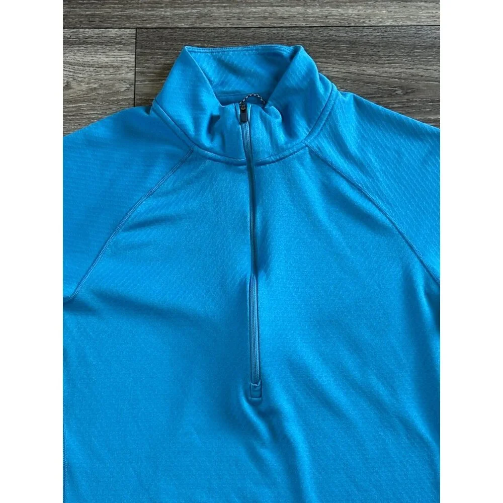 PATAGONIA CAPILENE MIDWEIGHT ZIP NECK LONG SLEEVE SPORT TOP BLUE MENS SMALL - Picture 3 of 8
